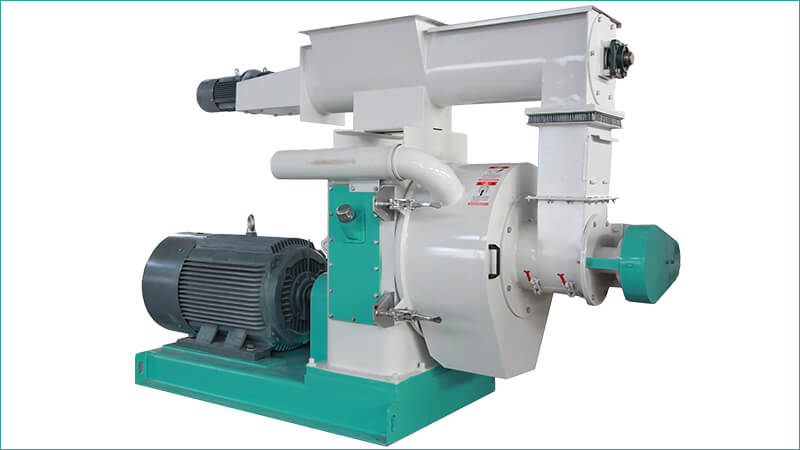 Electric Pellet Mill for Biomass & Forage - 3kW, 120mm Die