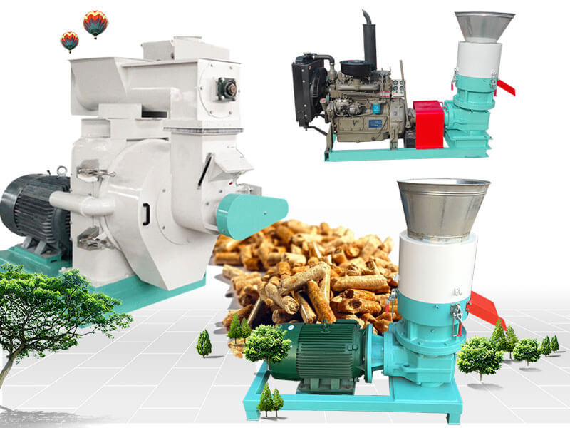 Flat Die Portable Pellet Mill To Make Pellets For Home Use